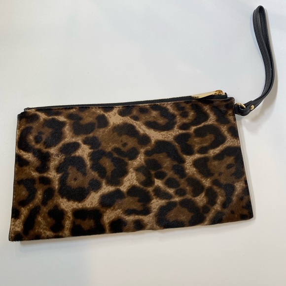 Michael Kors Leopard Print Wristlet - Picture 2 of 7